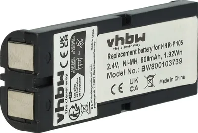 Produktbild von vhbw Akku kompatibel mit Panasonic KX-TG200ALB, KX-FG2451, KXTCA14, KX-TCA14, KXTG200ALB, KXFG2451 schnurlos Festnetz Telefon (800 mAh, 2,4 V, NiMH)