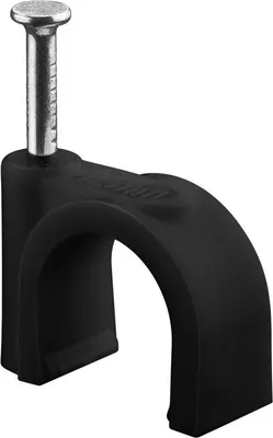 Immagine prodotto di 100x Goobay 64684 Morsetto per cavi 12 mm, nero, 12 mm - Fissaggio per cavi con diametro fino a 12 mm