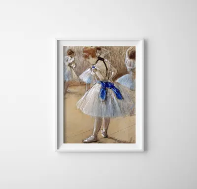 Produktbild von Poster - Canvas - Leinwand - 29,7 cm x 42 cm - Edgar Degas-Tänzer