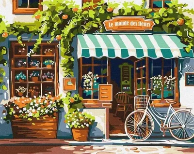 Produktbild von Malen nach Zahlen – Die Welt der Blumen 40 x 50 cm – Ideyka