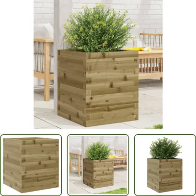 Produktbild von The Living Store Pflanzkübel 40x40x46 cm Kiefernholz Imprägniert