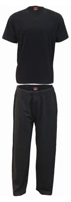 Produktbild von Spiral Direct - "Gothic" Schlafanzug für Herren/Damen Uni RO16031 (L) (Schwarz)