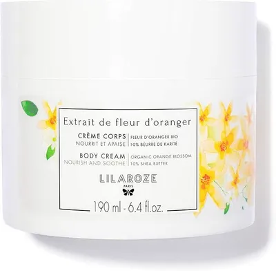 Produktbild von Lilaroze Paris - Crème Corps Extrait de Fleur D'oranger Bio 190ml