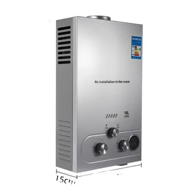 Obrázok produktu pre Plynový ohrievač na LPG na ohrev vody, výkon 18 l, výkon 36 kW, 18 l 36 kW