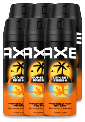 Produktbild von 6 x Axe Deodorant Bodyspray Sunset Fresh - 150 ml - Vorteilspackung - 6 Stücke