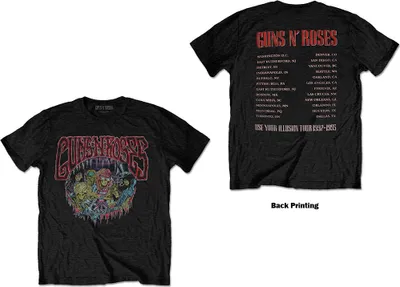 Produktbild von Guns N' Roses Illusion Tour Black XL T-Shirt