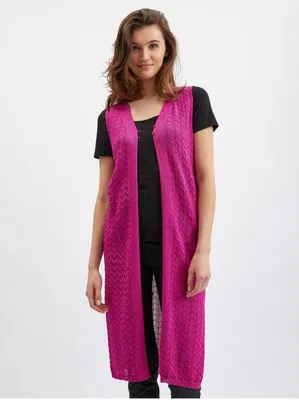 Produktbild von Orsay Rosa ärmellose Strickjacke für Damen 505501317000__M