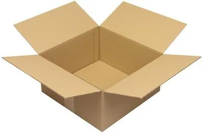 Produktbild von Faltkarton 1-wellig Höhenrillung Maße300x300x150mm Qualität1.20 B braun TRANSPAK