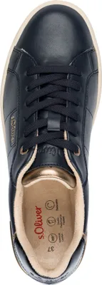 Produktbild von s.Oliver Damen Sneaker mit Plateausohle und losen Einlagen 5-23603-43, Größe:37 EU, Farbe:Blau