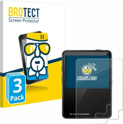 Produktbild von 3x BROTECT Schutzglas für HifiWalker H2 touch Schutzfolie Panzer Folie Glas Display Schutz klar
