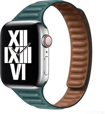 Produktbild von Für Apple Watch Series 11 10 42mm / 9 8 7 41mm / 6 SE 5 4 40mm / 3 2 1 38mm Watch Armband Dunkelgrün