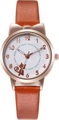 Produktbild von Elegante Zaria Damenuhr in Braun – Stilvoll und Leuchtend KP13056