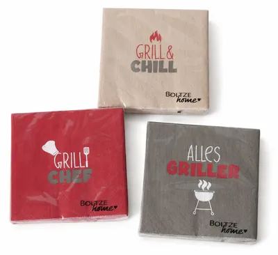 Obrázok produktu pre Servítky Grillzeit, 3 ks v balení