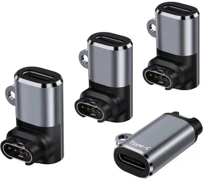 Productafbeelding van USB-C oplaadkabel - 4-pack - voor Garmin smartwatches - USB-C oplaadkabel voor Garmin Fenix, Vivoactive, Forerunner, Venu, Instinct
