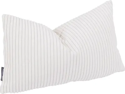 Produktbild von Kissenhülle Breitcord Baby Rib weiß div. Größen von SCHÖNER LEBEN. Größe 60x80cm (HxB) 60x80cm (HxB) Größe
