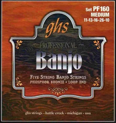 Produktbild von GHS PF160, Banjo, Phosphorbronze, 5 Stück(e)