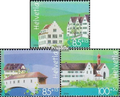 Produktbild von Briefmarken Schweiz 2006 Mi 1970-1972 (kompl.Ausg.) postfrisch Briefmarkenausstellung
