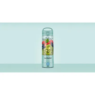Obrázek produktu pro Přenosný mixér NUTRIBULLET NBP003LBL, 70 W, 0,475 l, světle modrý, včetně 1 láhve na pití