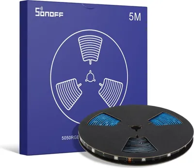 Zdjęcie produktu dla Sonoff M0802040002, Taśma led uniwersalna, Wewnątrz/Na wolnym powietrzu, Balkon, Łazienka, Sypialnia, Jadalnia, Czarny, Kopolimer akrylonitrylo-butadieno-styrenowy (ABS), IP65