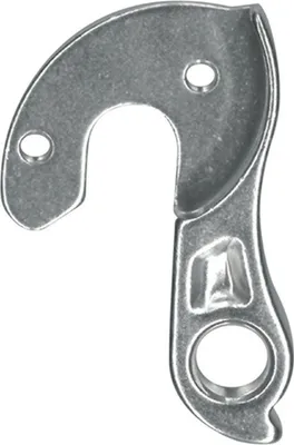 Image de XLC DO-A81 patte de dérailleur aluminium, noir ou argent (couleur au hasard, 1 pièce)