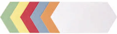 Image de Franken UMZ92099 Moderationskarte - Rhombus, 205 x 95 mm, sortiert, 500 Stück