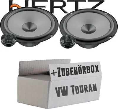 Produktbild von Hertz K 165 - KIT - 16,5cm Lautsprecher Komposystem - Einbauset passend für VW Touran 1 Front - justSOUND