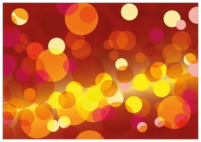 Produktbild von Wallario Premium Glasbild, freischwebende Optik, kräftige Farben, Größe 100 x 70 cm Motiv Rote  gelbe und orange Kreise - harmonisches Muster