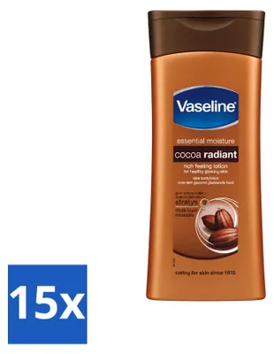 Obrázok produktu pre 15 kusov telového mlieka s kakaovým maslom Vaseline – 400 ml – výhodný balík