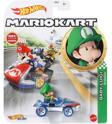 Productafbeelding van Hot Wheels Mario Kart HDB28, Auto met figuurtje, Mario, vanaf 3 jaar, Meerkleurig