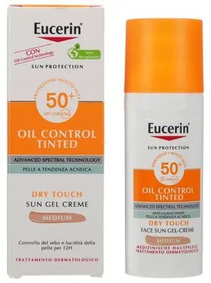 Immagine prodotto di Eucerin Sun Oil Control Crema colorata Lsf 50+ guanto. 50 ml