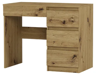 Obrázek produktu pro Psací stůl počítačový 96 cm pravé 4 zásuvky FRAMIRE N-34 artisan