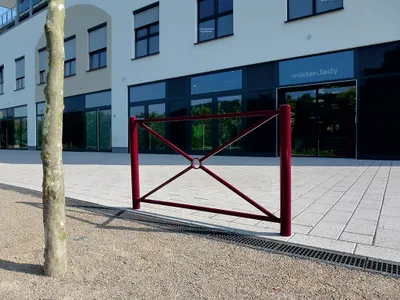 Produktbild von Stadtzaun, Zaunelement mit Flachkopf 1000 mm