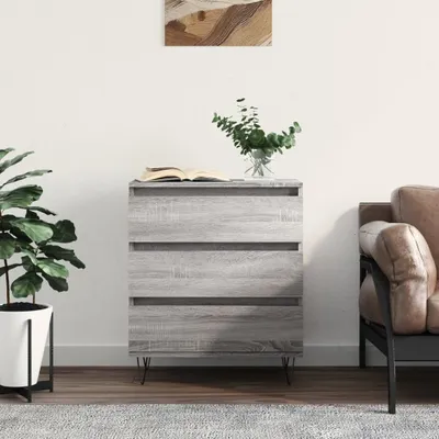 Obrázek produktu pro vidaXL Příborník Grey Sonoma 60x35x70 cm výrobek z odvozeného dřeva