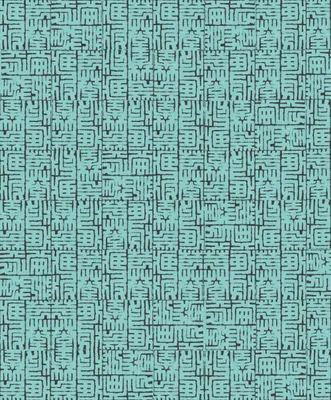 Immagine prodotto di Carta da parati Khroma by Masureel motivo grafico turchese - 630667 - 53 cm x 10,05 m