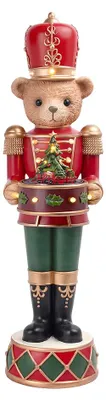 Produktbild von Clayre & Eef Weihnachtsdekoration Nussknacker Rot Kunststoff