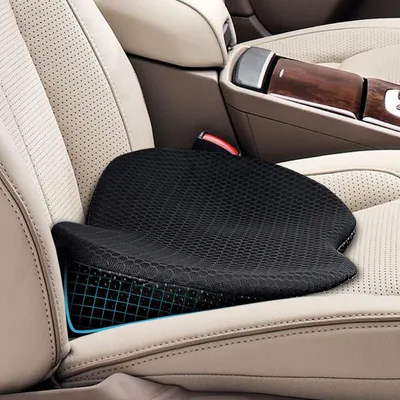 Produktbild von Ergonomisches Memory Foam Auto-Sitzkissen mit Steißbeinstütze