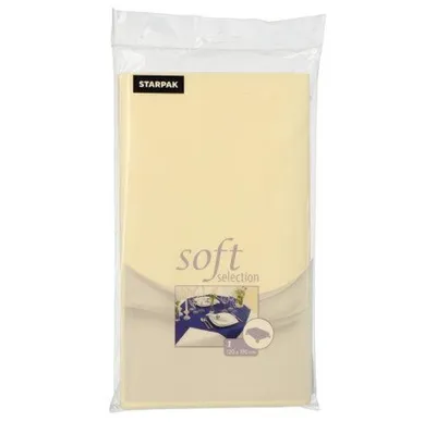 Produktbild von Tischdecke, stoffähnlich, Vlies "soft selection" 120 cm x 180 cm creme