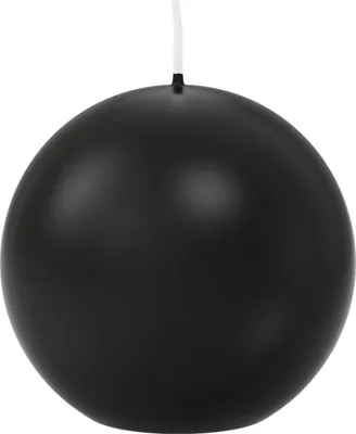 Produktbild von Kugelkerzen Schwarz Ø 80 mm, 6 Stück