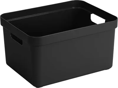 Produktbild von Sunware Aufbewahrungsbox Sigma - Kunststoff - 32L - schwarz