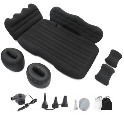 Produktbild von Aufblasbare Auto-Matratze 128x77cm – Gepolsterte Reise-Luftmatratze für SUV, Zuhause & Outdoor, Tragbar, Perfekt für Camping & Reisen