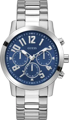 Obrázek produktu pro Pánské náramkové hodinky Guess PARKER GW1006G1 z nerezové oceli, stříbrné