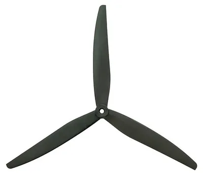 Produktbild von Gemfan 1270-3 12 Zoll 3-Blatt Propeller Schwarz (1CW+1CCW)