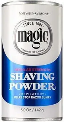 Obrázok produktu pre "Magic Skin Nourishing Shaving Powder Blue 127g"