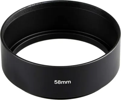Produktbild von ayex Aluminium-Gegenlichtblende flach 58mm Lens Hood