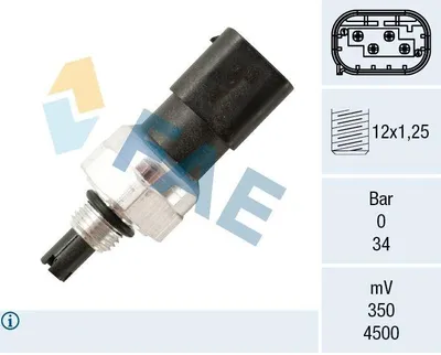 Obrázek produktu pro Tlakový spínač klimatizace FAE 15820 pro TESLA Model 3 (5YJ3)