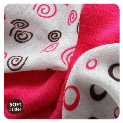 Obrázok produktu pre XKKO Bambusové obrúsky 30x30 B&S Magenta MIX (9ks)
