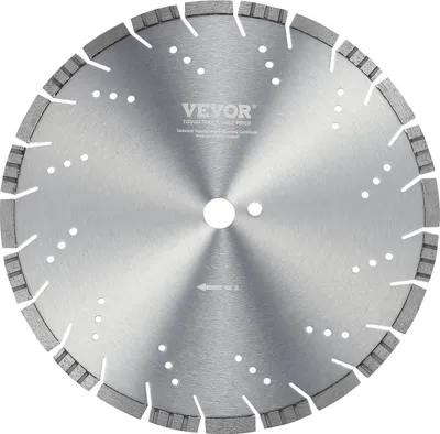Obrázek produktu pro Diamantový pilový kotouč na beton mokrý/suchý pilový kotouč se zkosenými zuby 35 cm 10 mm