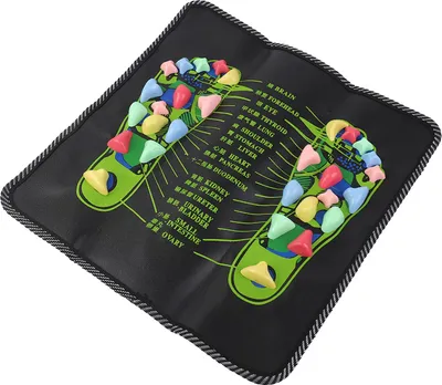 Image de Outils de massage des pieds, tapis de massage d'acupuncture, masseur de soulagement de la fasciite plantaire Pour soulager la douleur des pieds Soulage la douleur de l'arthrite du talon neuropathie