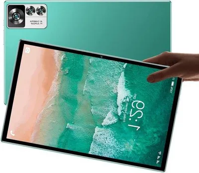 Obrázek produktu pro 10palcový tablet, 8 GB RAM, 256 GB ROM, duální fotoaparát, Wi-Fi, Bluetooth, 7000 mAh, zelený