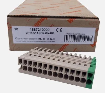 Produktbild von Weidmüller ZP 2.5 Steckverbinder, Stecker, Z-Reihe, beige, Direktmontage NEU OVPZP 2.5/1 AN/14 GN/BE 1867210000